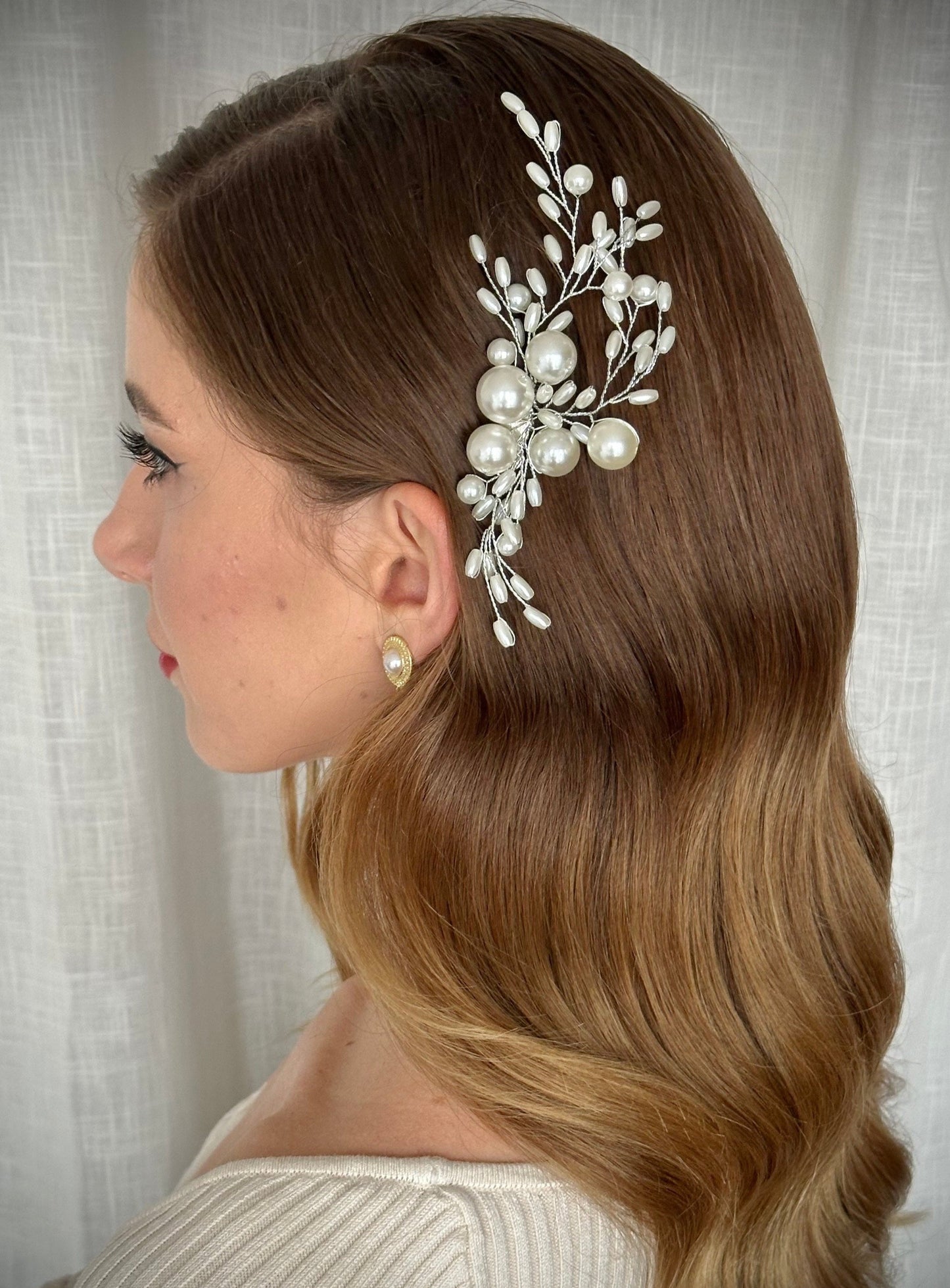 Pearl Hair Comb