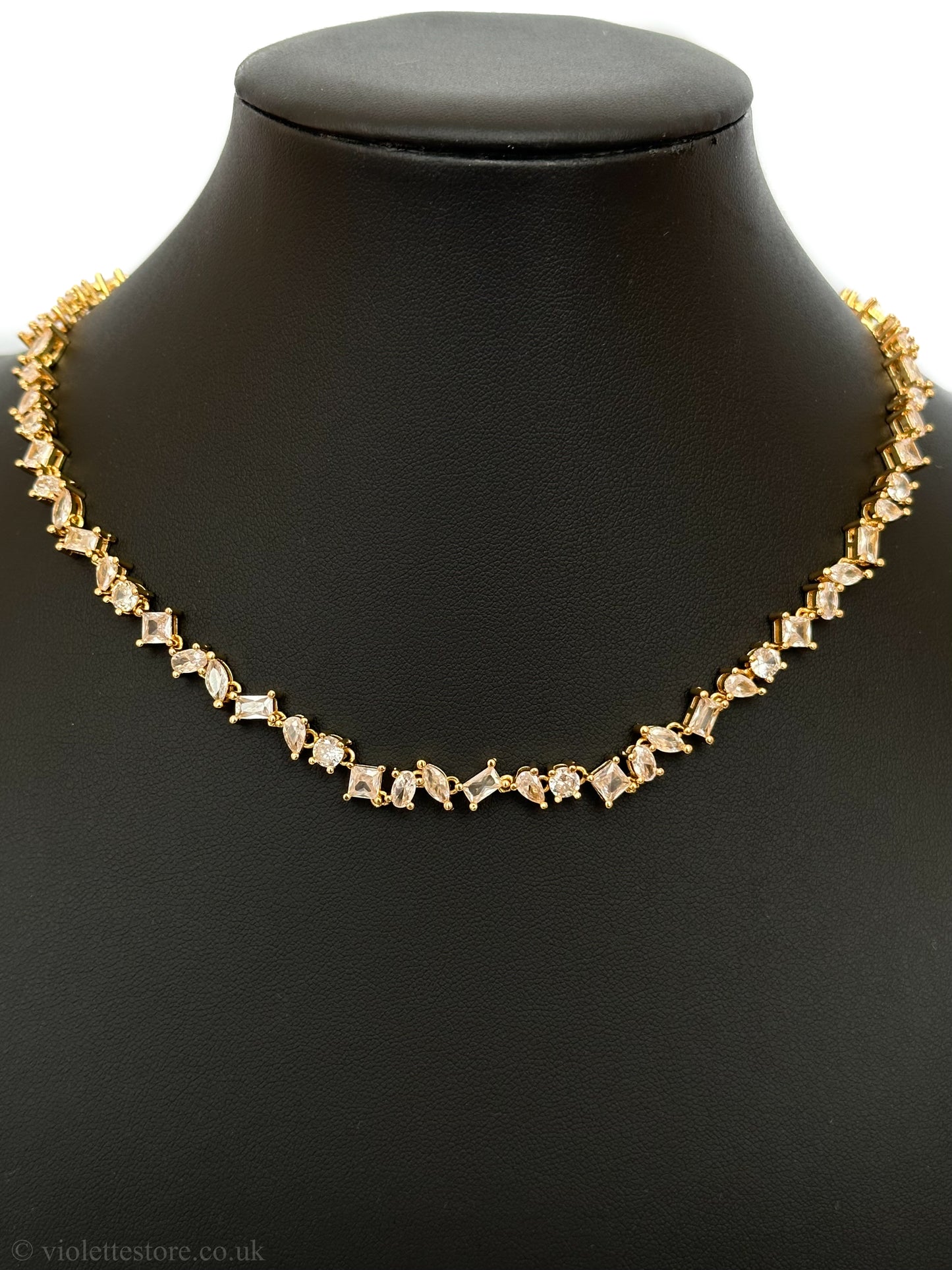 CZ Gold Necklace