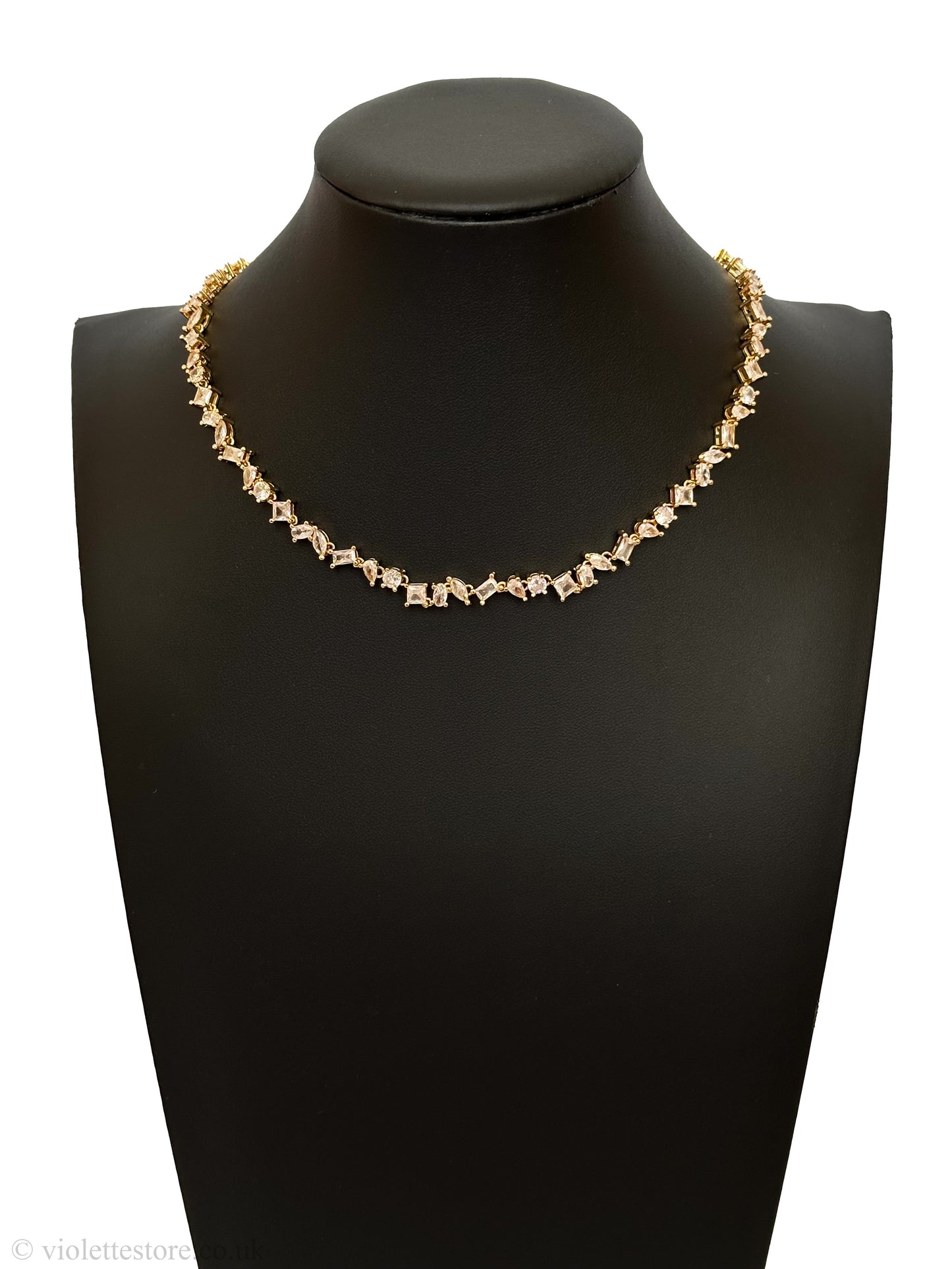 CZ Gold Necklace