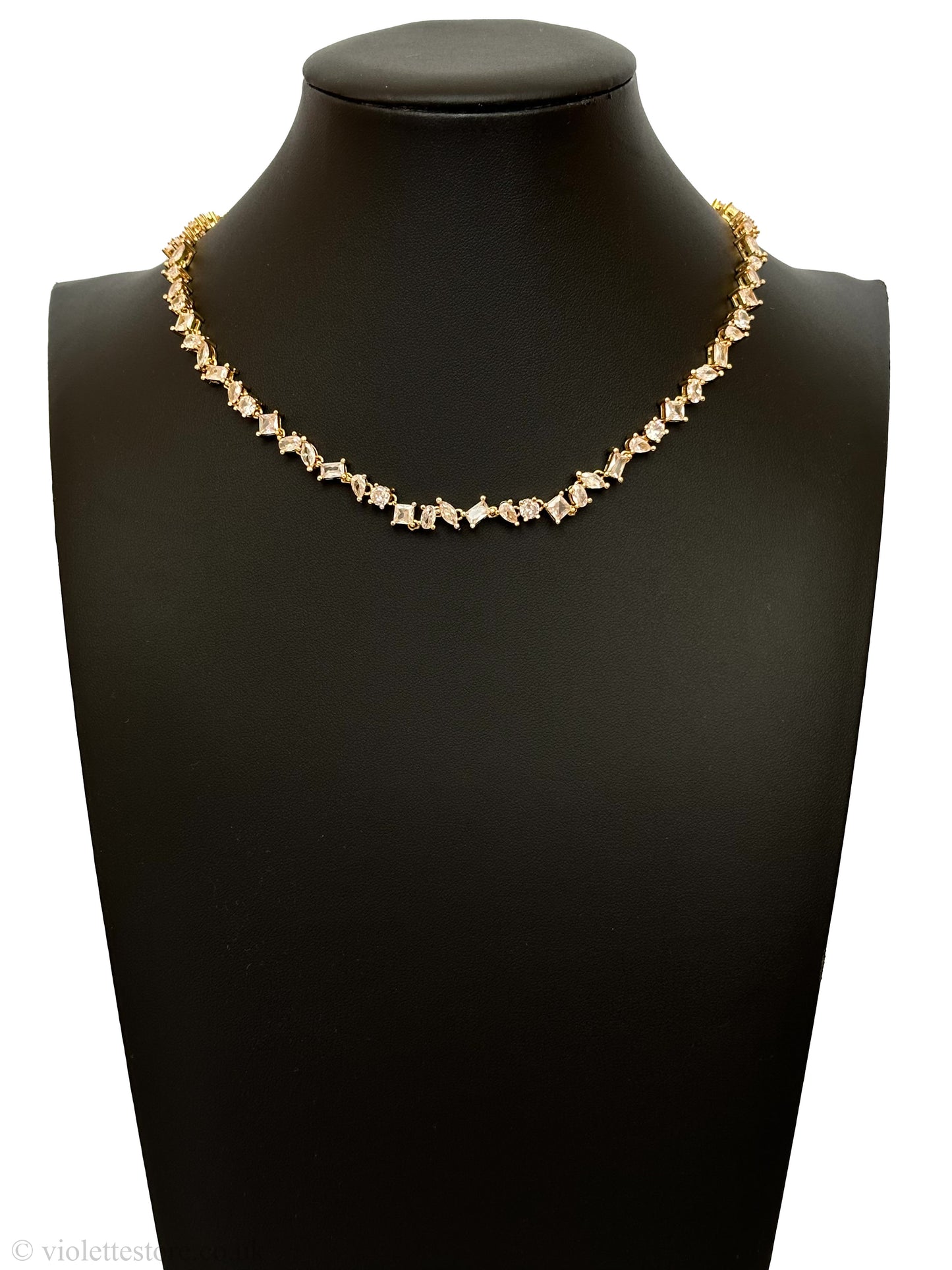 CZ Gold Necklace
