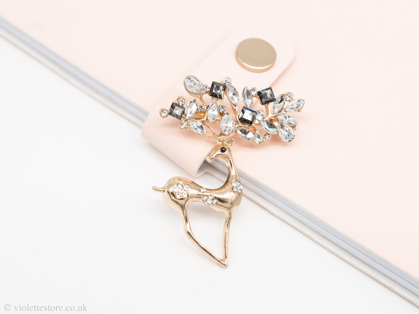 Christmas Deer Brooch