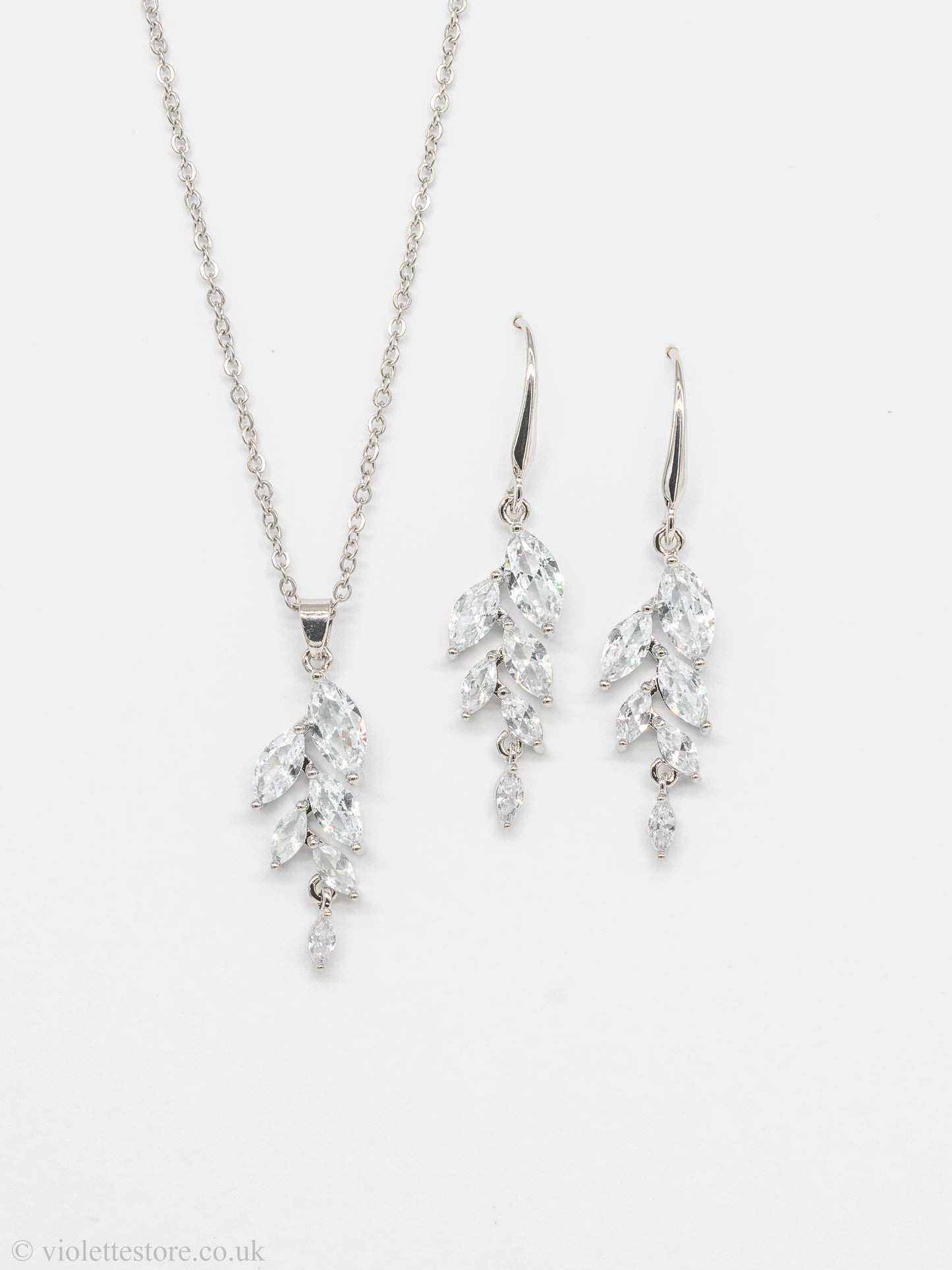 Layla Rose Gold CZ Jewellery Set