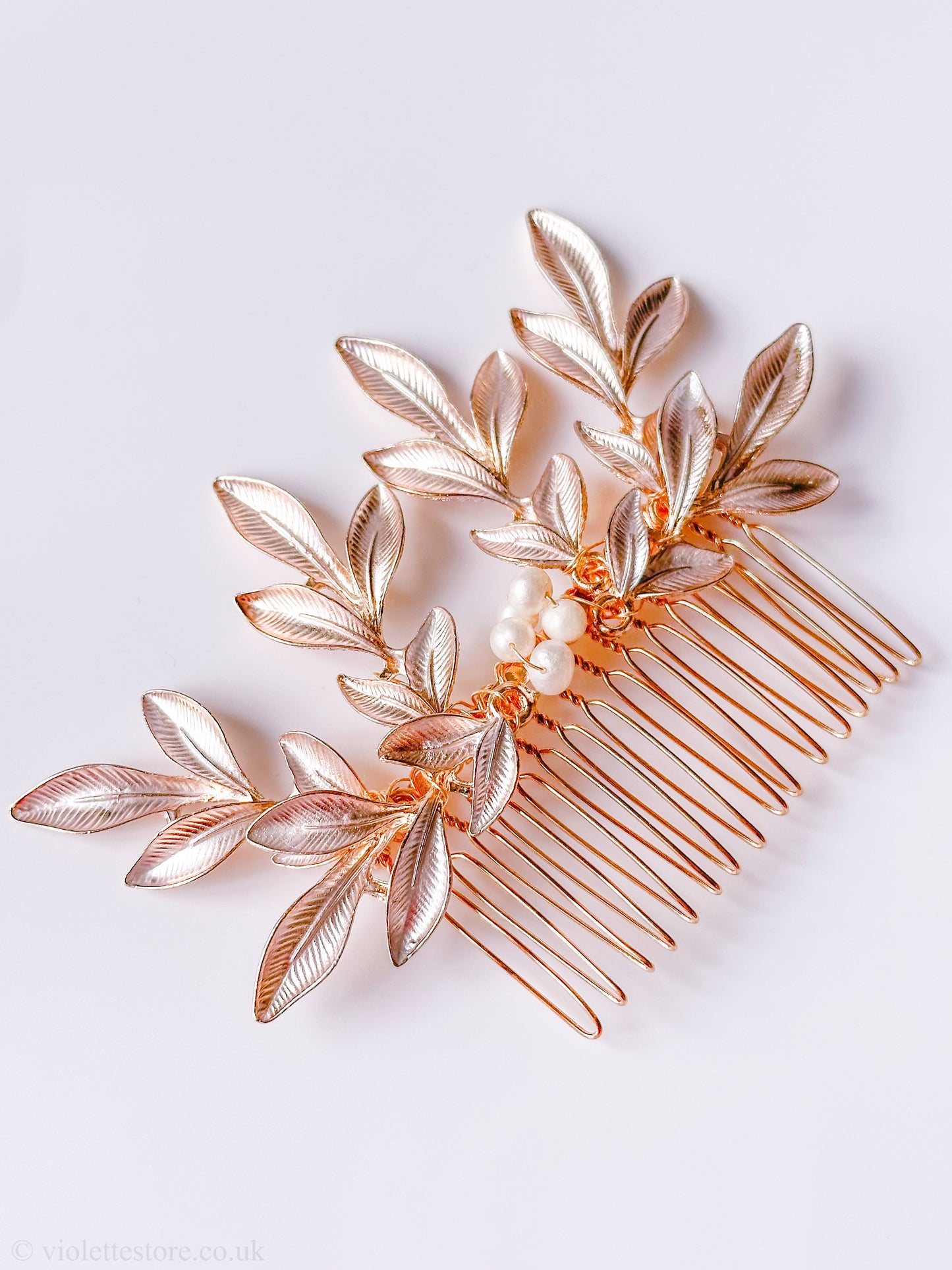 Gold Hair Comb for Brude