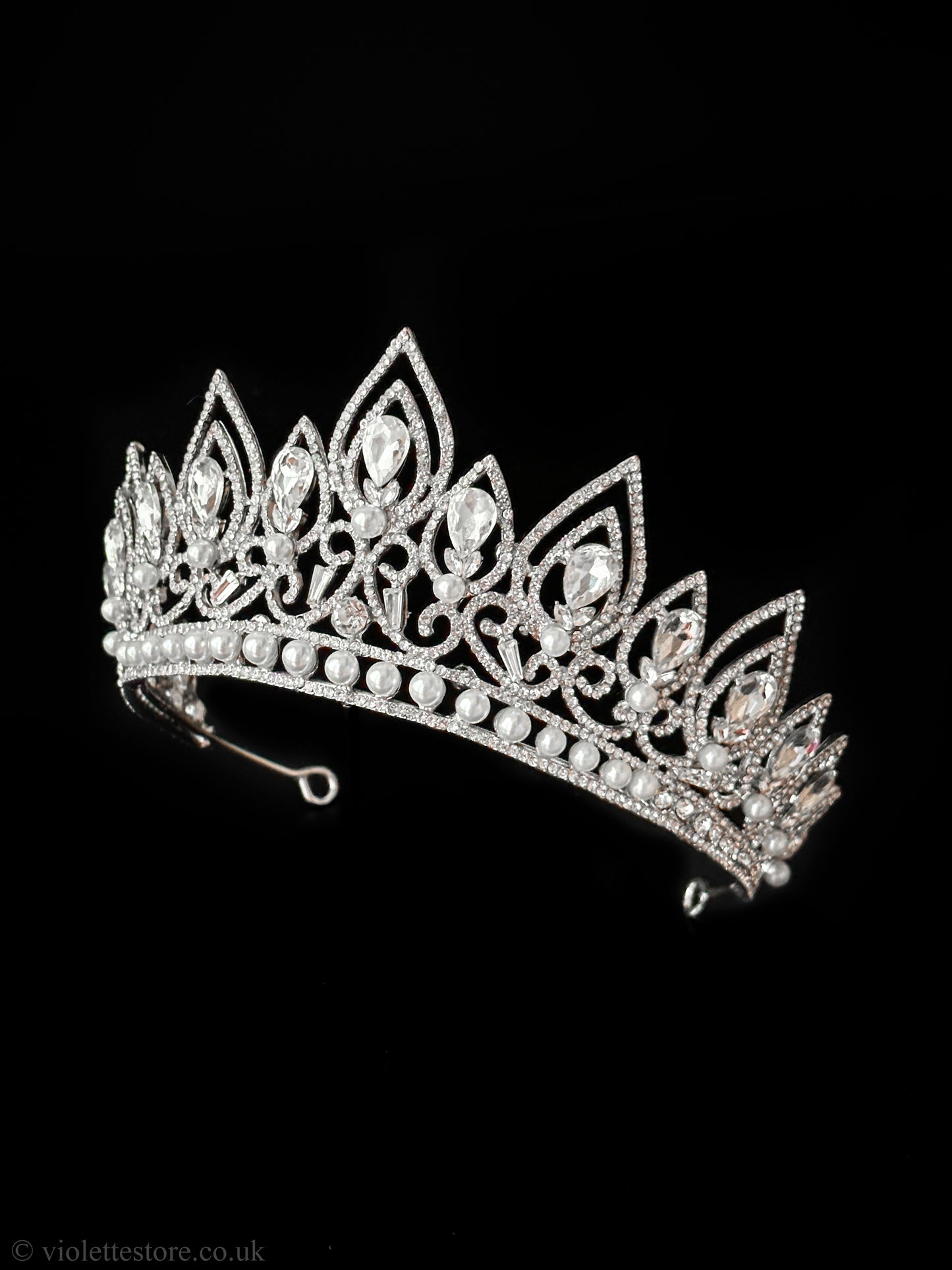 Crystal and Pearl Tiara