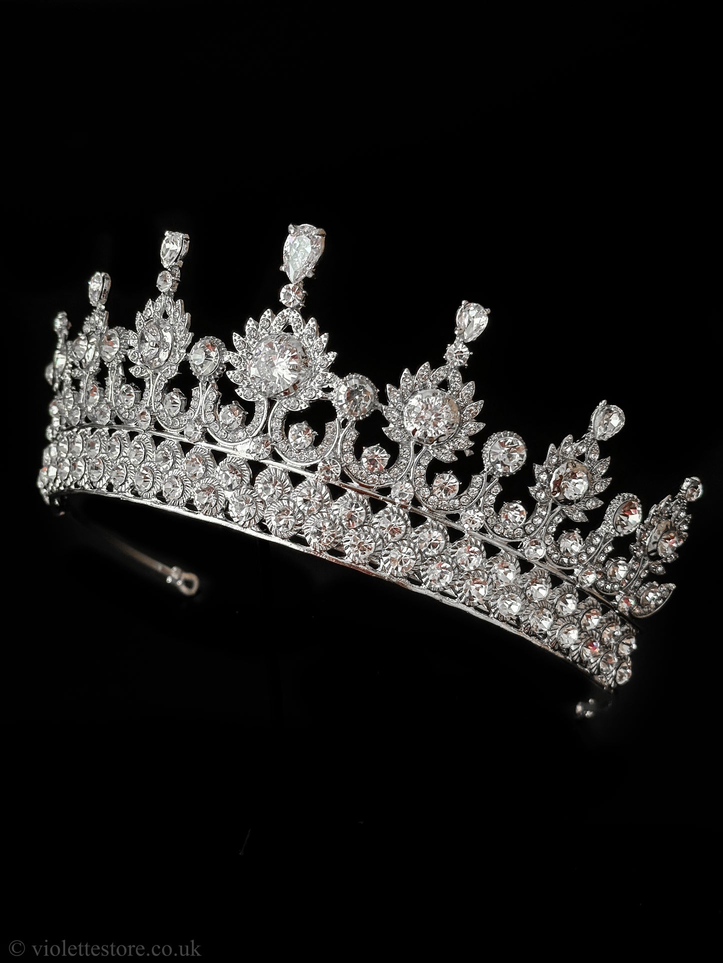 Silver Crystal Tiara