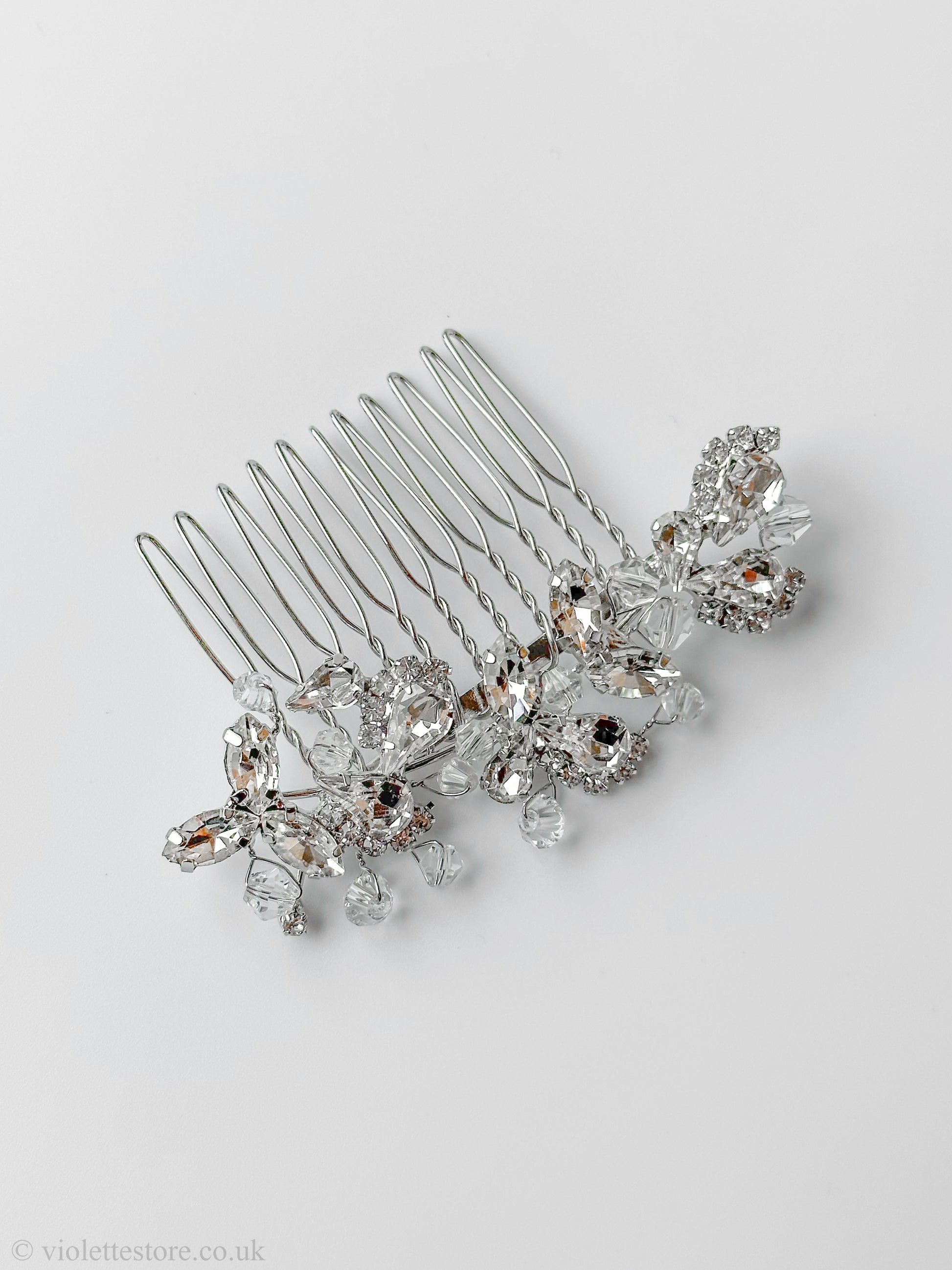 Silver Hair Comb