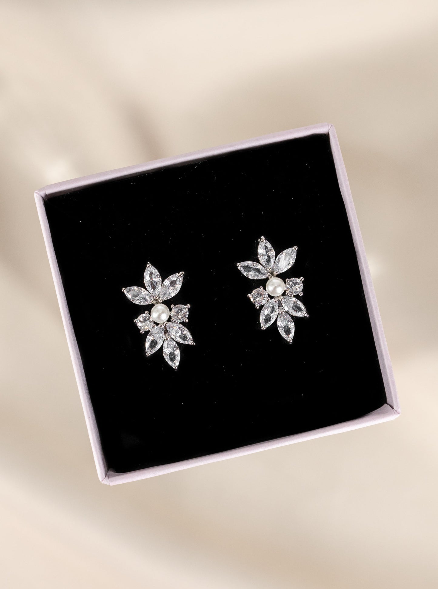 Mia Stud Crystal Earrings