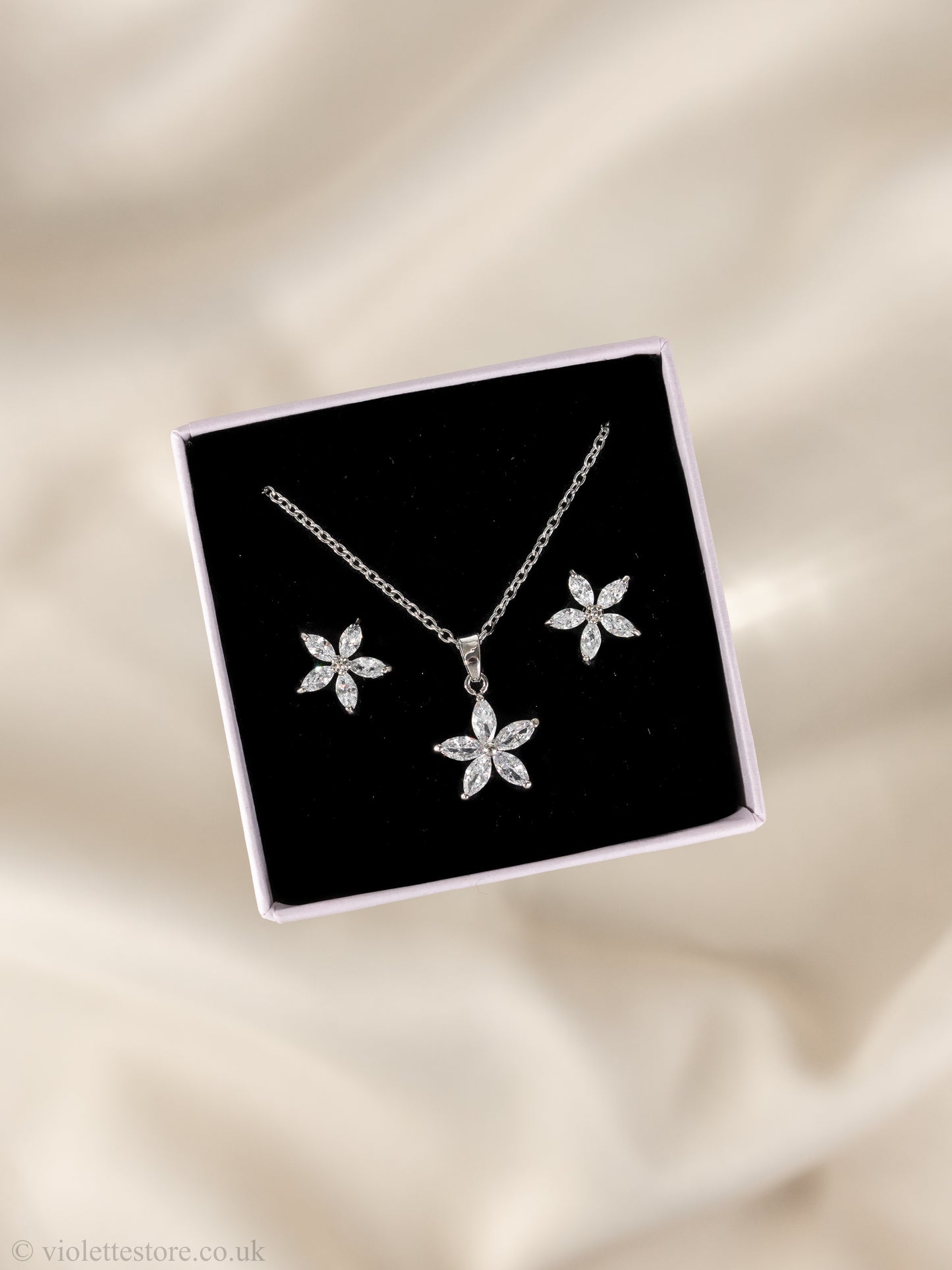 Star Earrings and Pendant