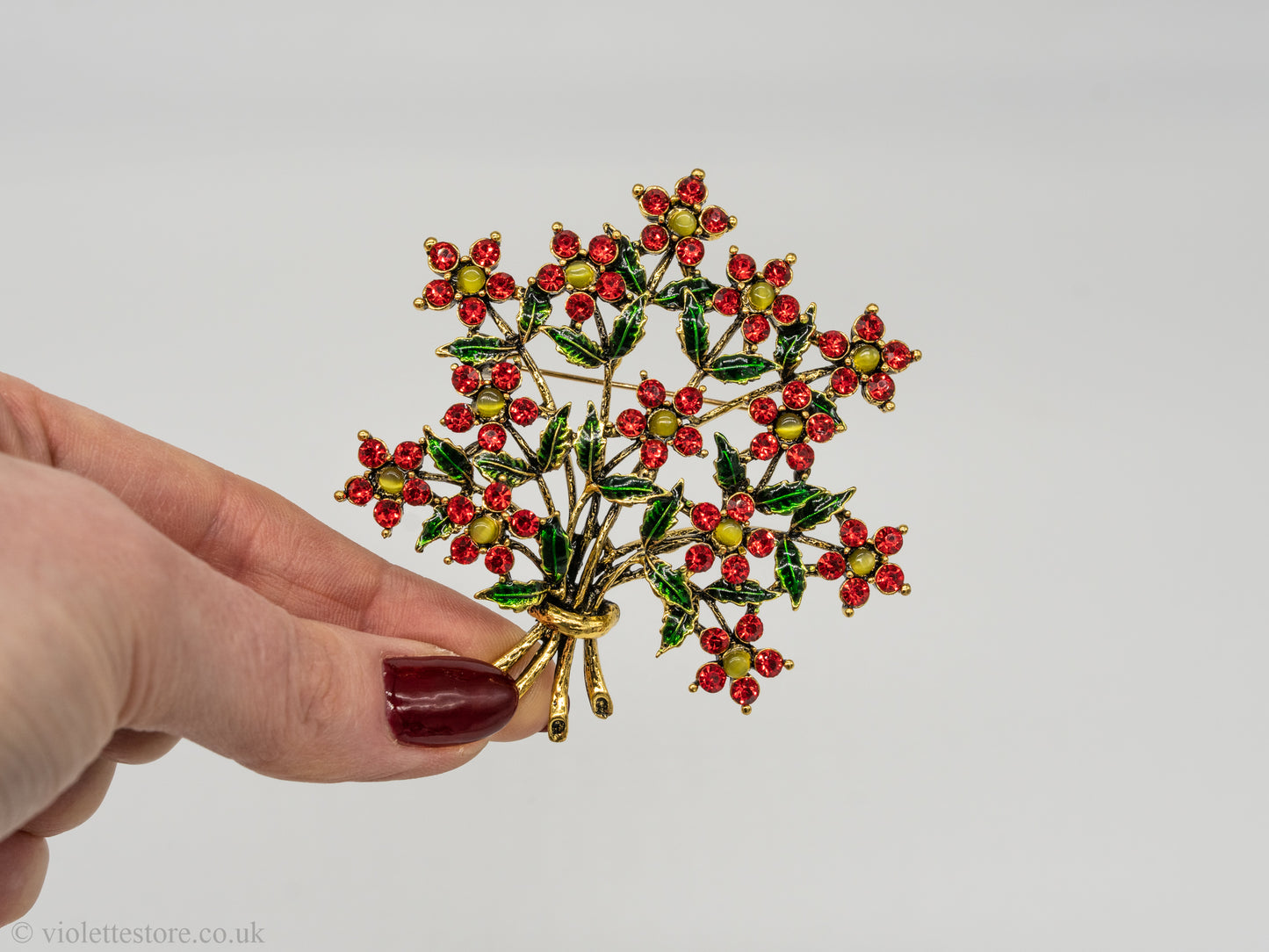 Red Brooches for Women