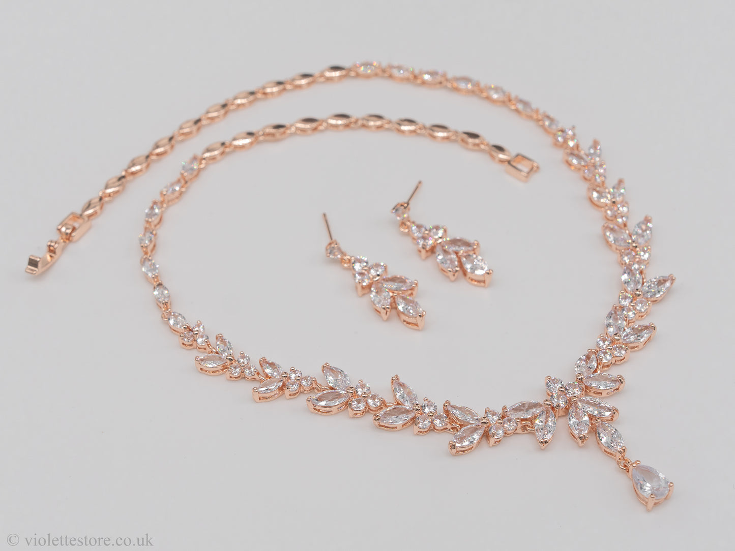 Rose Gold Jewellery Set