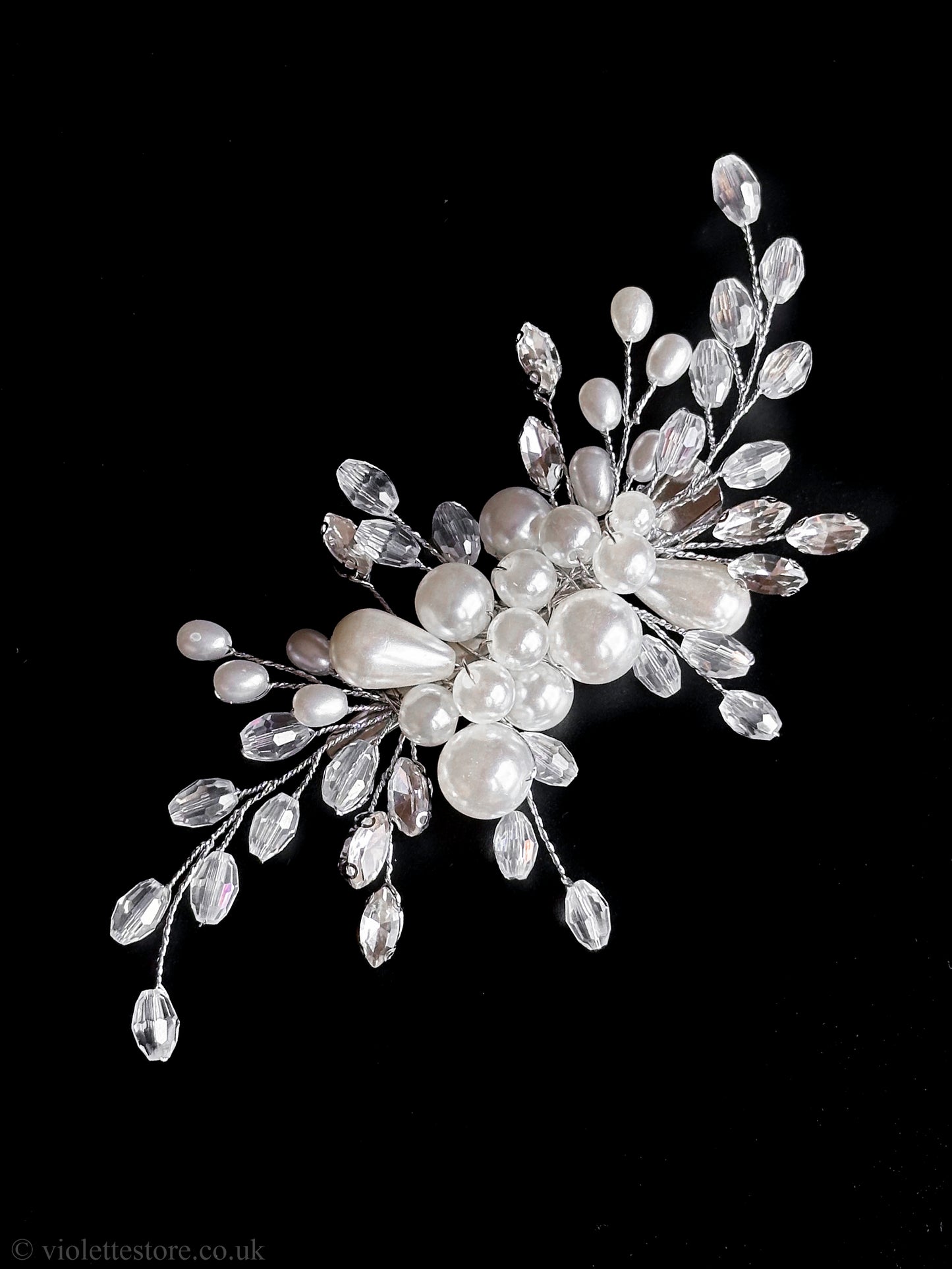 Bride's Pearl Hair Accessory