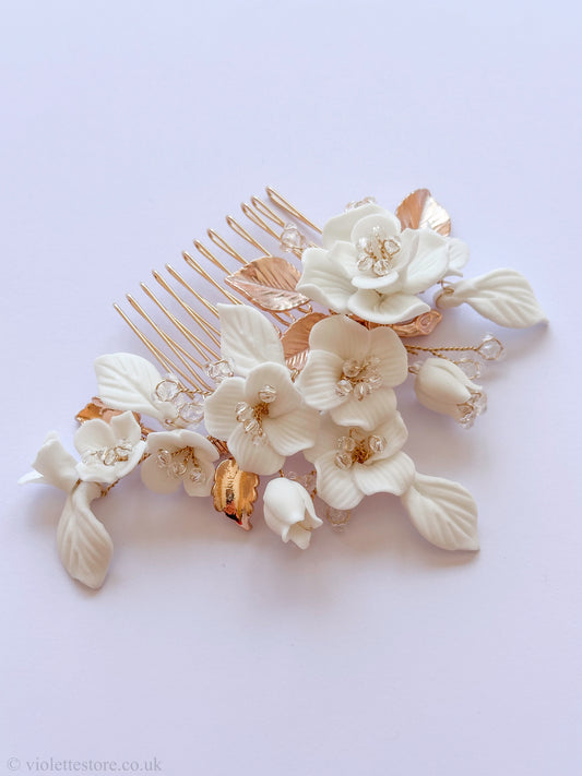 Flower Hair Comb