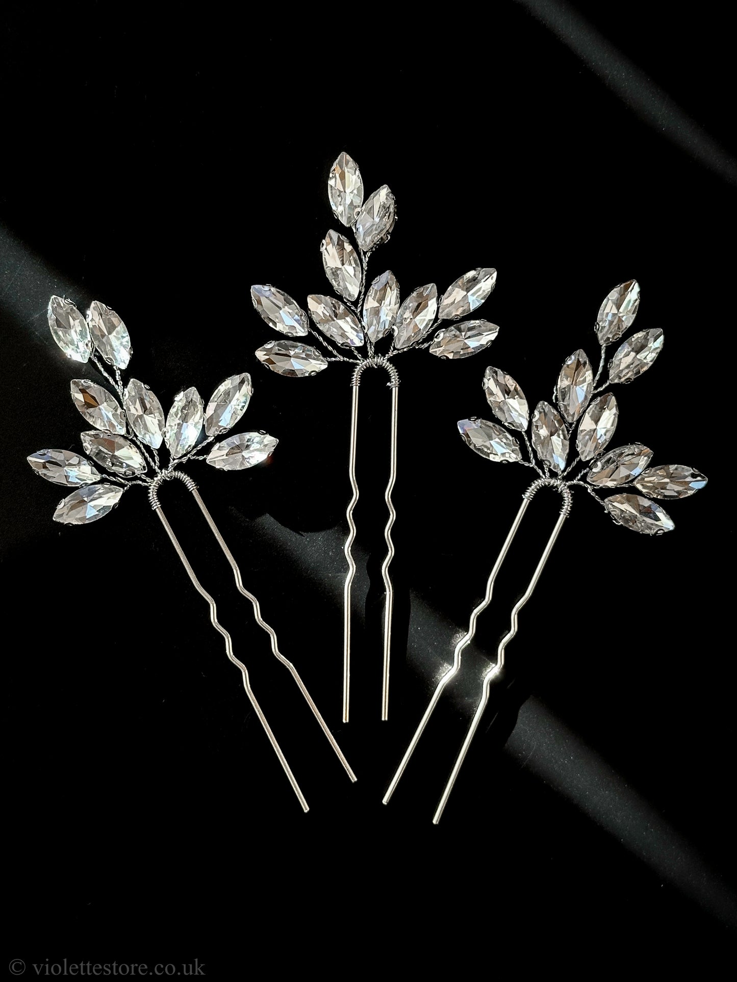 Crystal Hair Pins