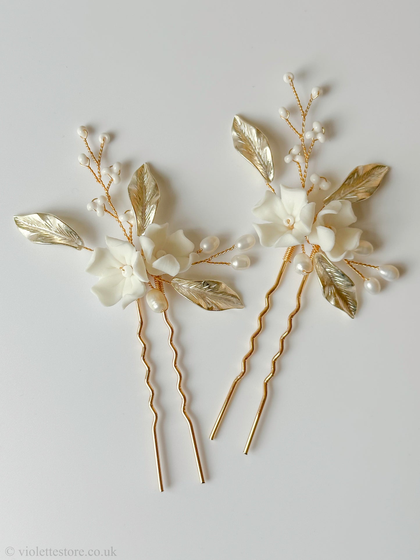 Handmade Hair Pins for Bride