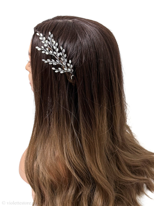 Bead Wedding Hairpiece