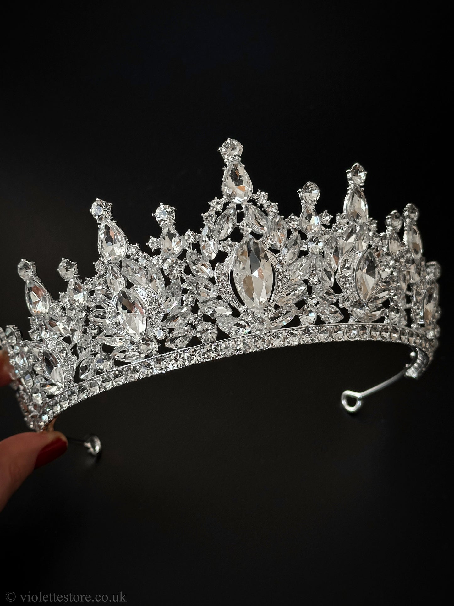 Crystal Silver Tiara