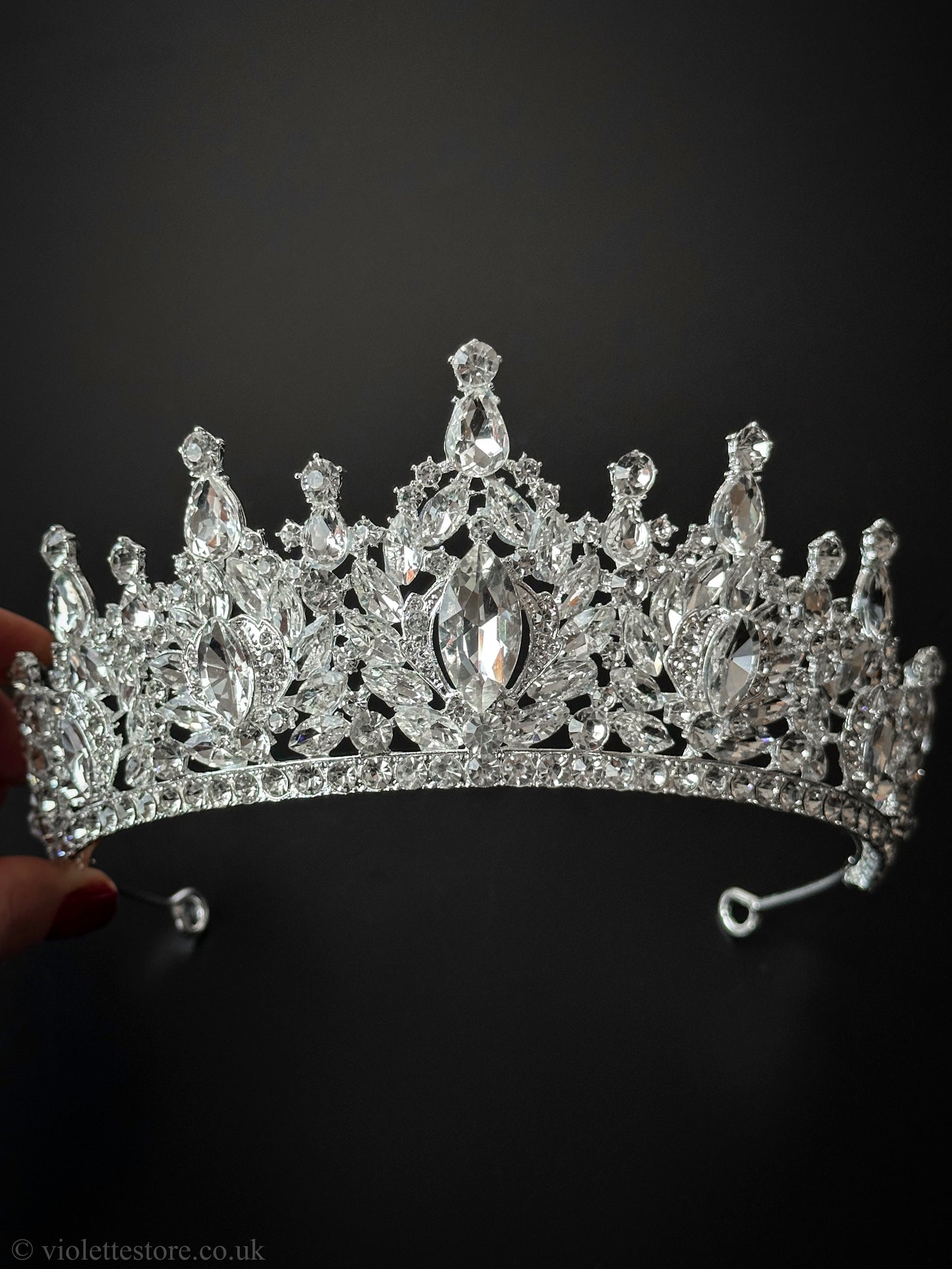 Crystal Silver Tiara