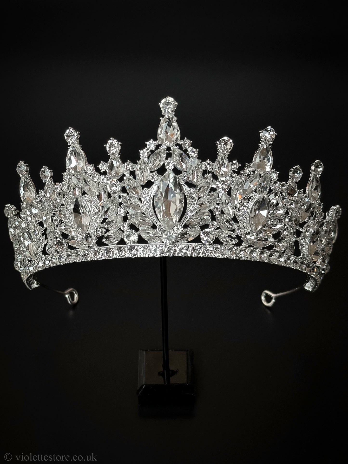 Crystal Silver Tiara