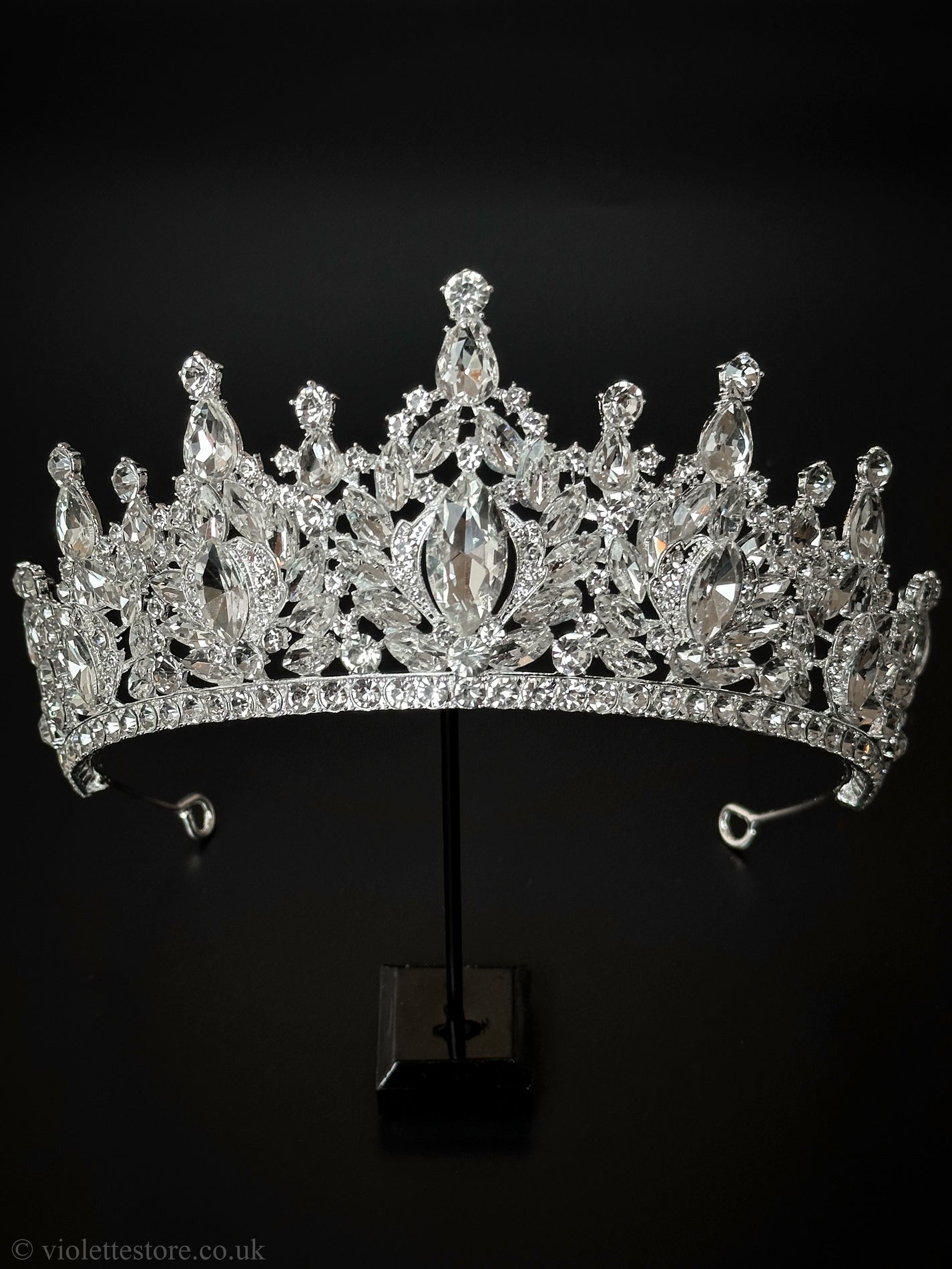 Royal Bridal Crown 2024, Rhinestone Wedding Crown, Bridal Headpiece UK ...