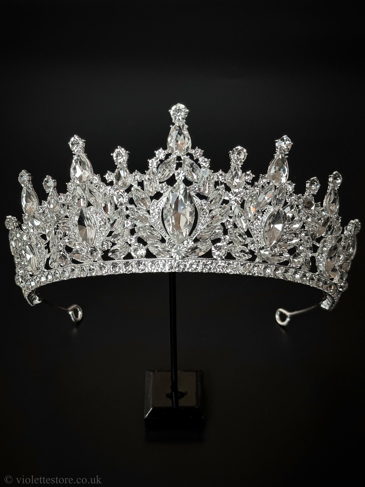 Crystal Silver Tiara