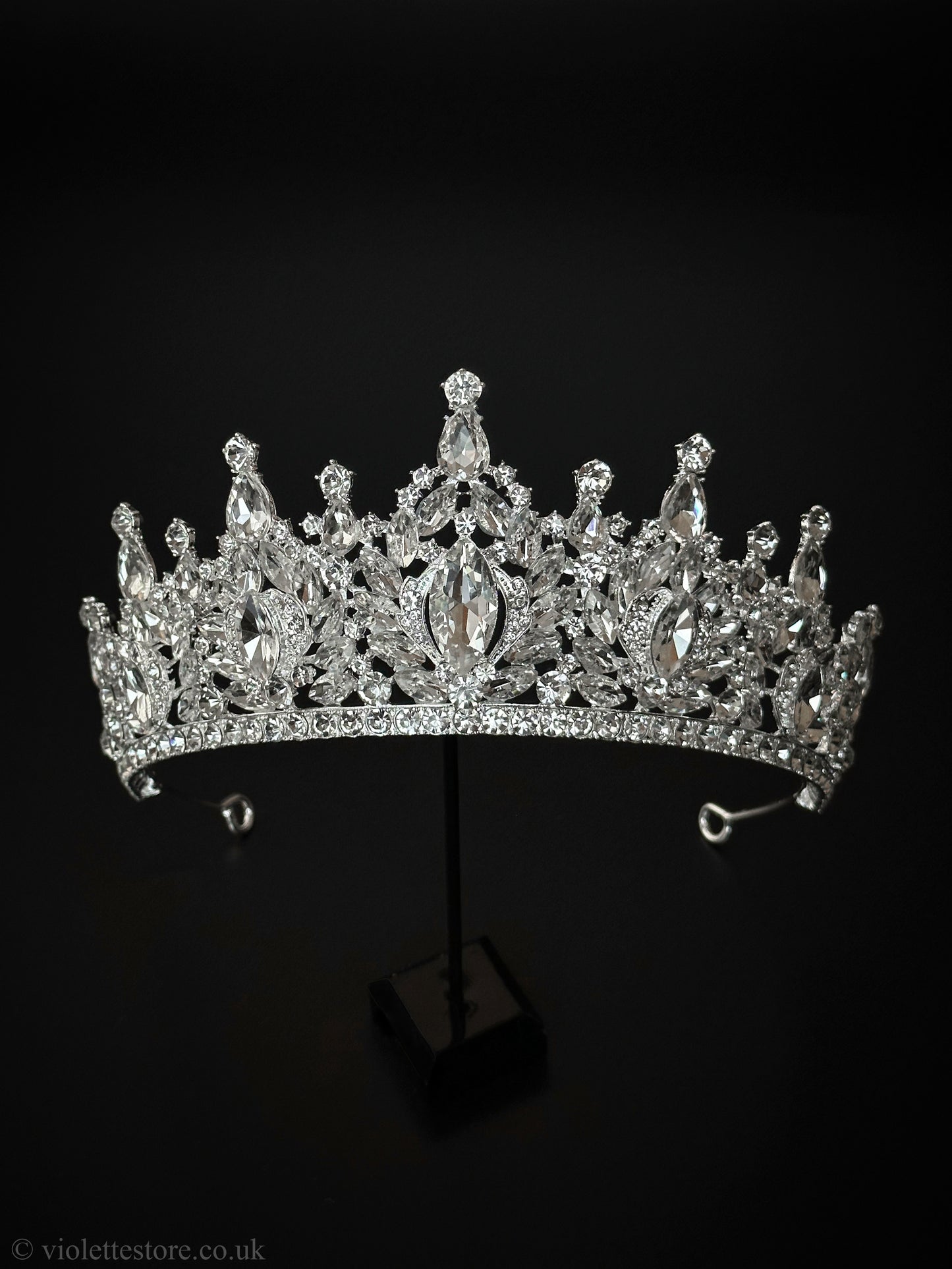 Crystal Silver Tiara