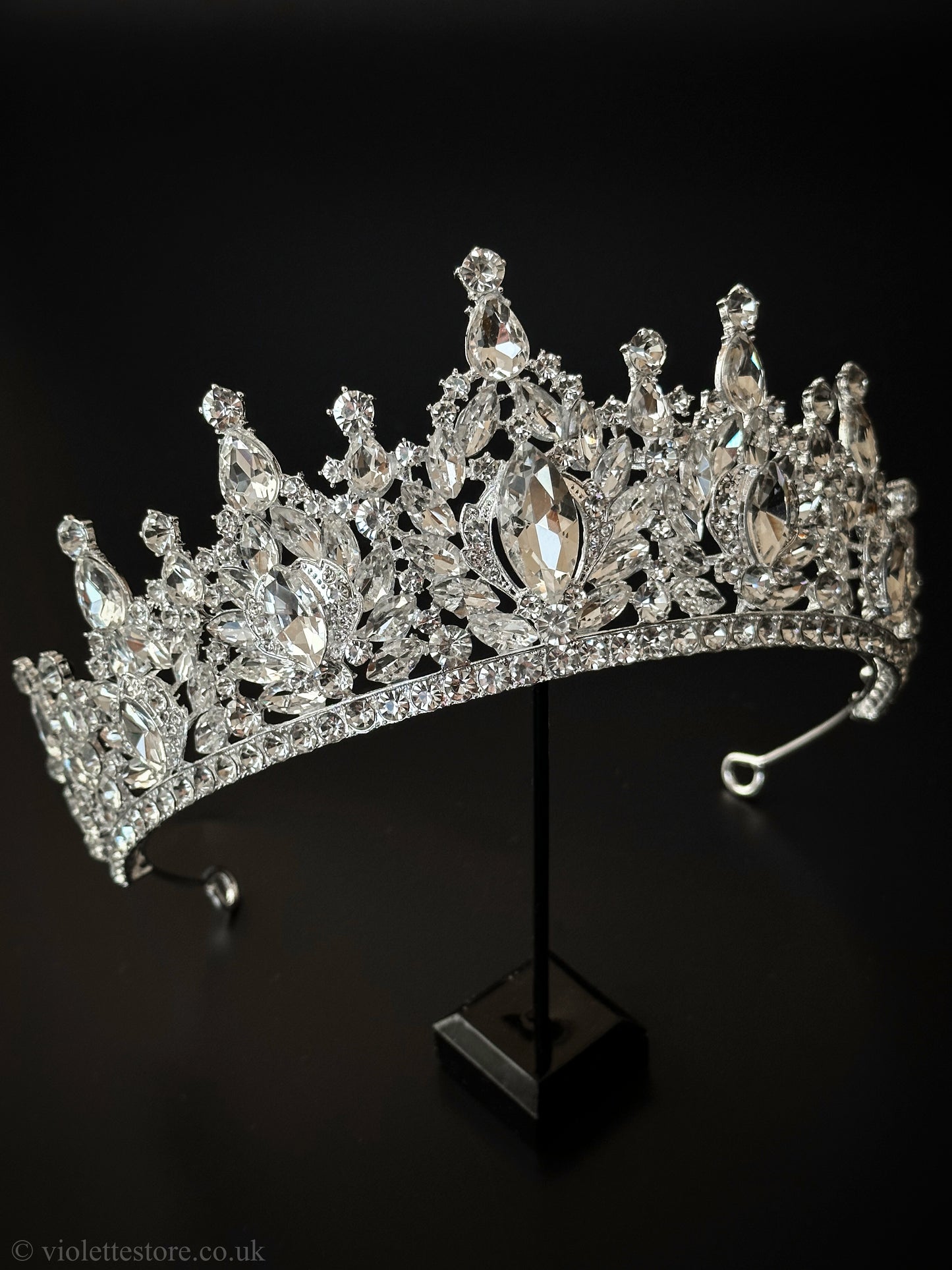 Crystal Silver Tiara