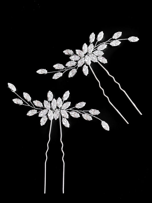 Crystal Hair Pins for Bride