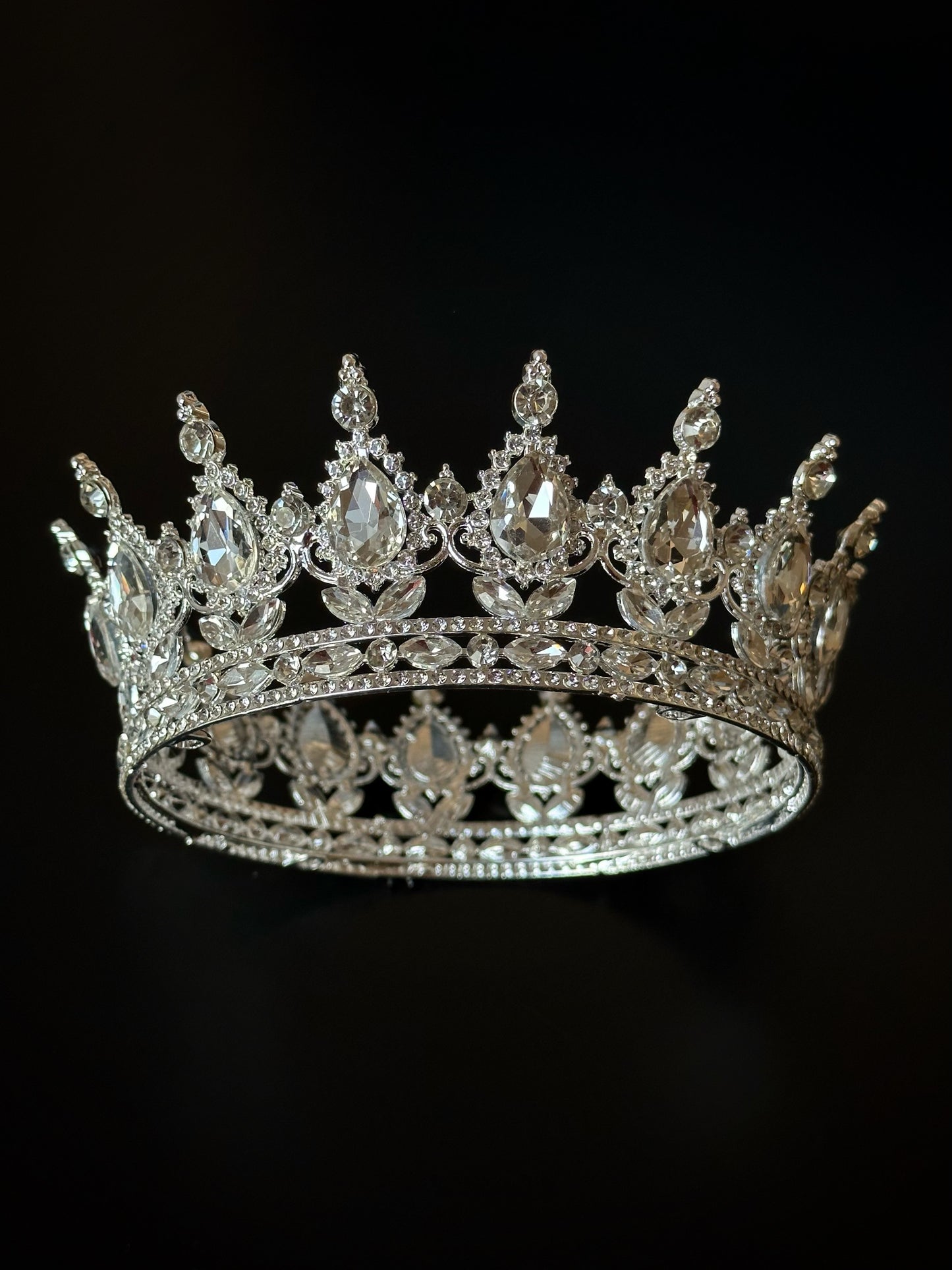 Silver Wedding Crown