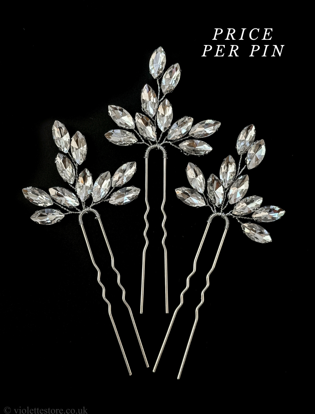 Crystal Hair Pins