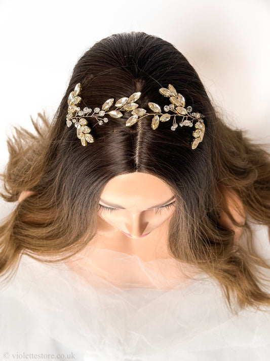 Crystal Hair Vine for Bride