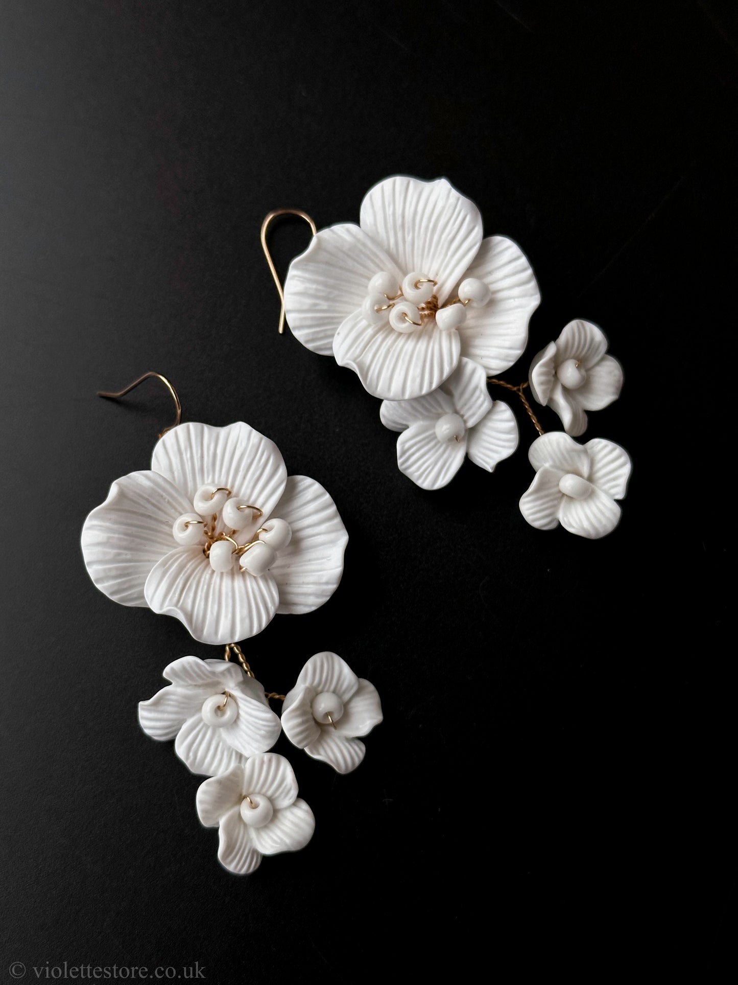 Flower Bridal Earrings