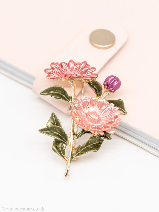 Flower Brooch for Women