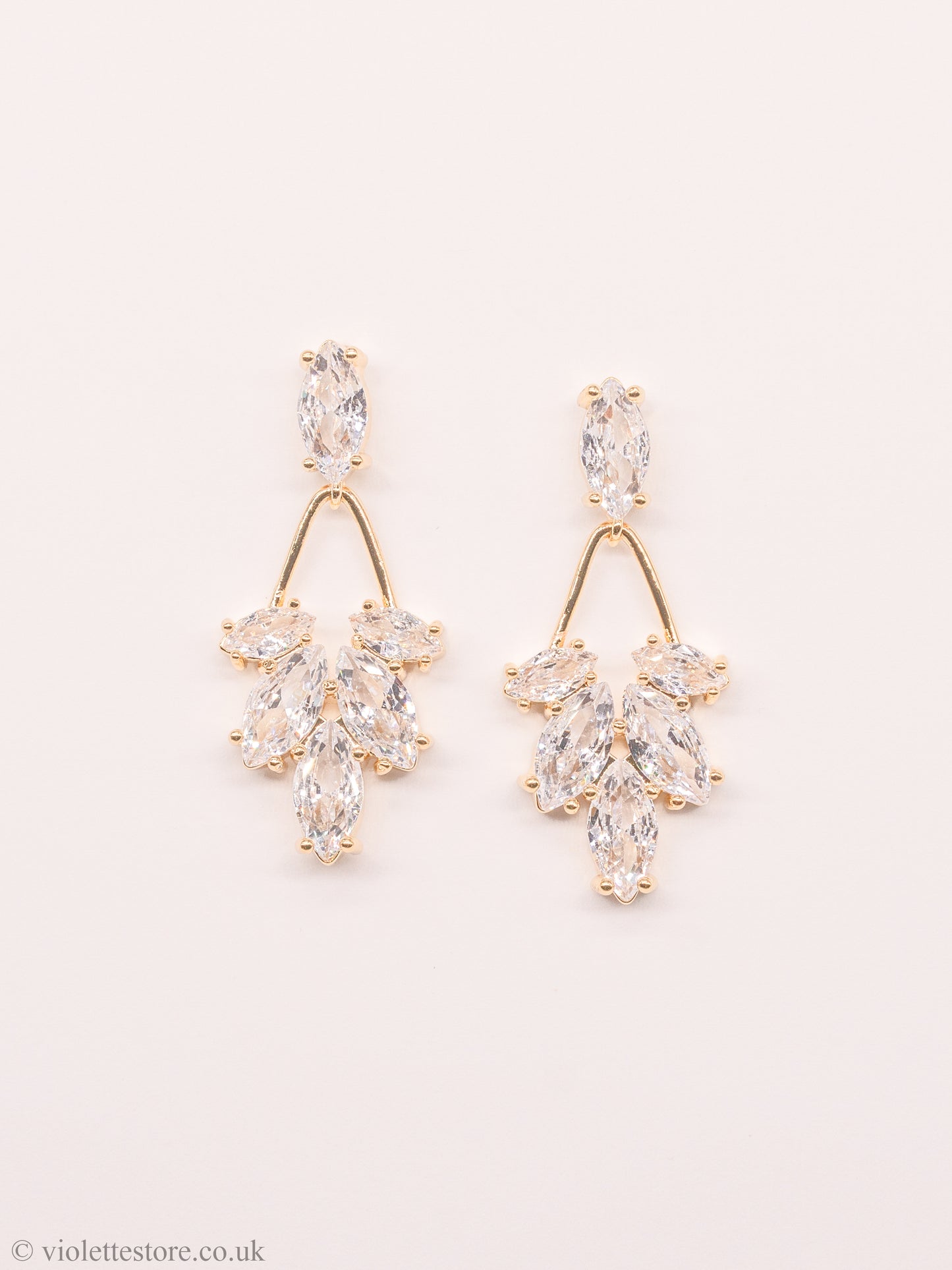 Gold Bridal Earrings