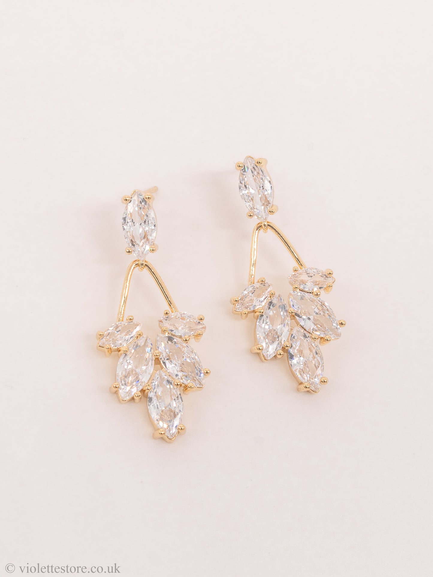 Gold Bridal Earrings