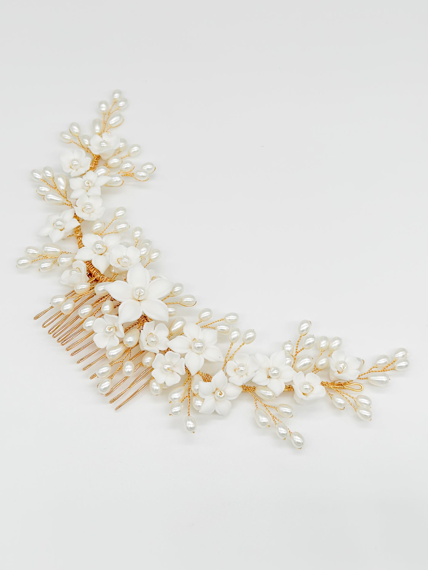 Madelyn Rose Gold Bridal Hair Accessories